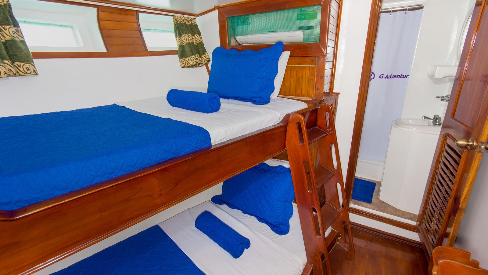 Lower deck cabin