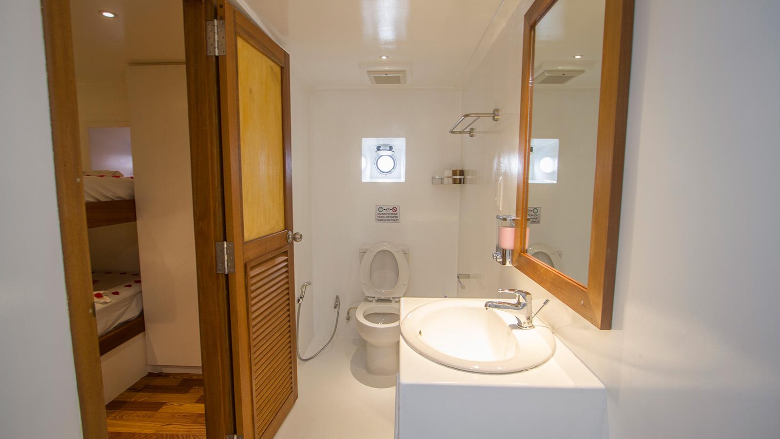 En suite bathroom